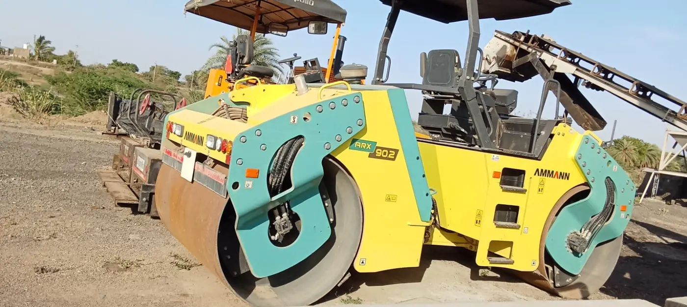 Meera Logistics road roller equipment