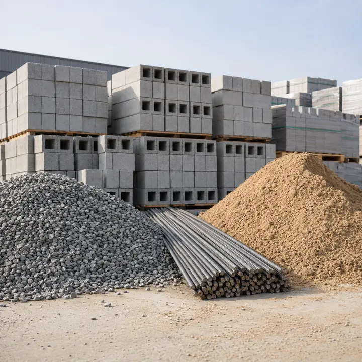 Meera Logistics Construction material transport