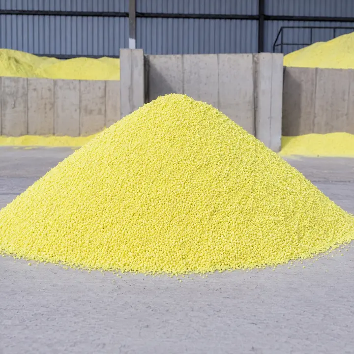 Meera Logistics Sulphur granules transport